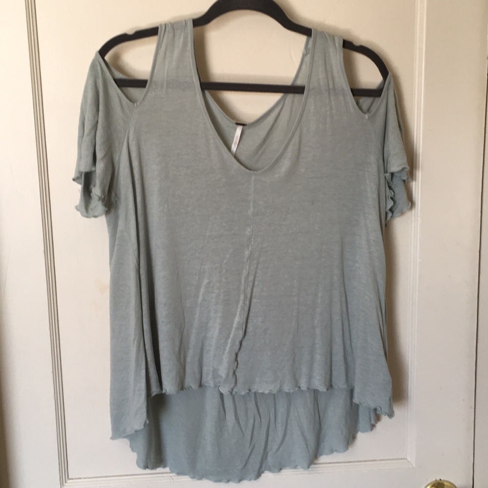 Free People Bittersweet Cold-Shoulder T-Shirt